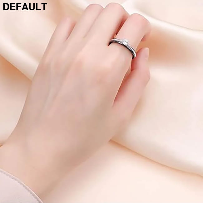 Kolmnsta 6mm Sparkling 4 Claws Round Zircon Ceramic Rings Wedding Best Selling Products