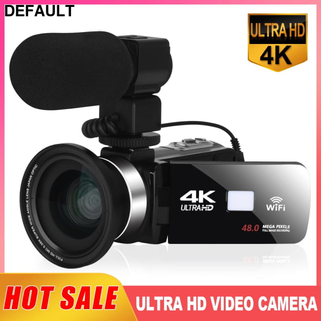 KOMERY 4K Video Camera 48MP 18X Digital Zoom Cameras Camcorders