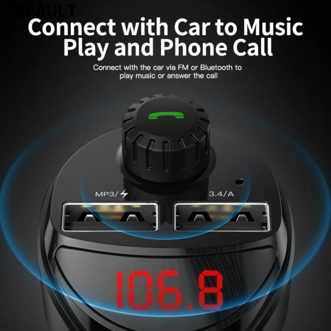 KUULAA Car Charger FM Transmitter Bluetooth Audio MP3 Transmitters Best Selling Products