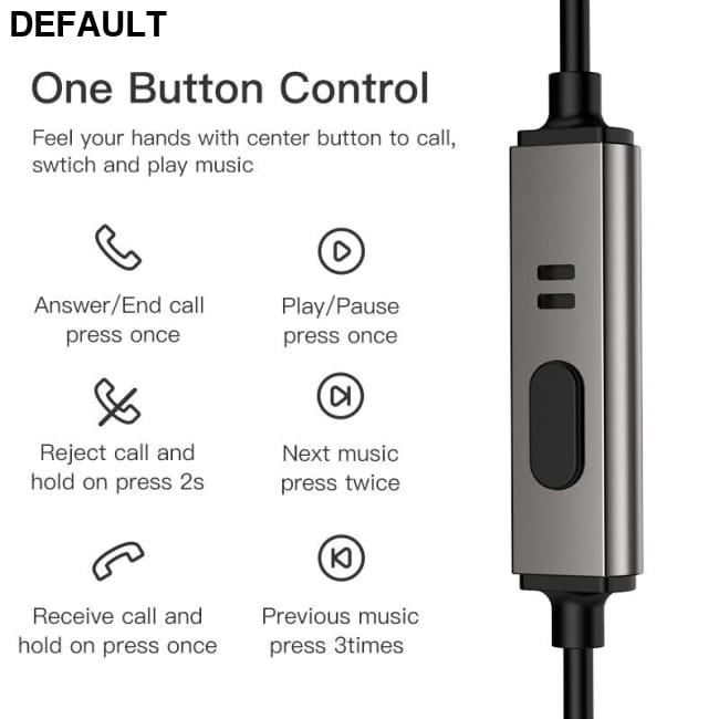 KUULAA Earphones with Microphone Wired Earbuds in Ear Deep Best Selling Products Electronics