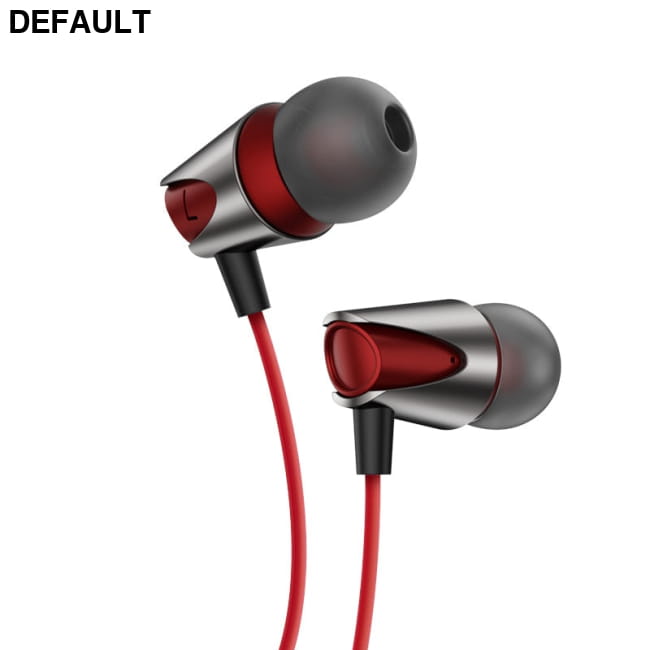 KUULAA Earphones with Microphone Wired Earbuds in Ear Deep Red Best Selling Products Electronics