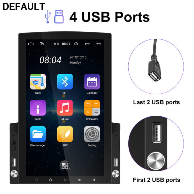 Large Screen Vehicle-mounted Video Player Navigator Car DVD GPS Players Motor Vehicle A/V & In-Dash Systems