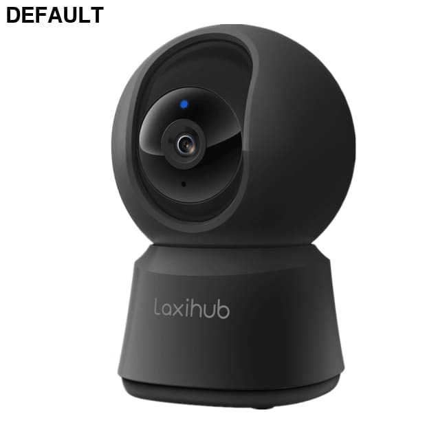Laxihub 5MP Wi-Fi Surveillance Camera Baby Monitor 360° Indoor Home Black Security PT 2K+ Night Vision Cam For Pet