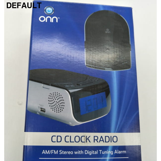 LCD Digital Alarm Dual Speakers Radio CD Music Player Black / 220V US Portable Players Electronics