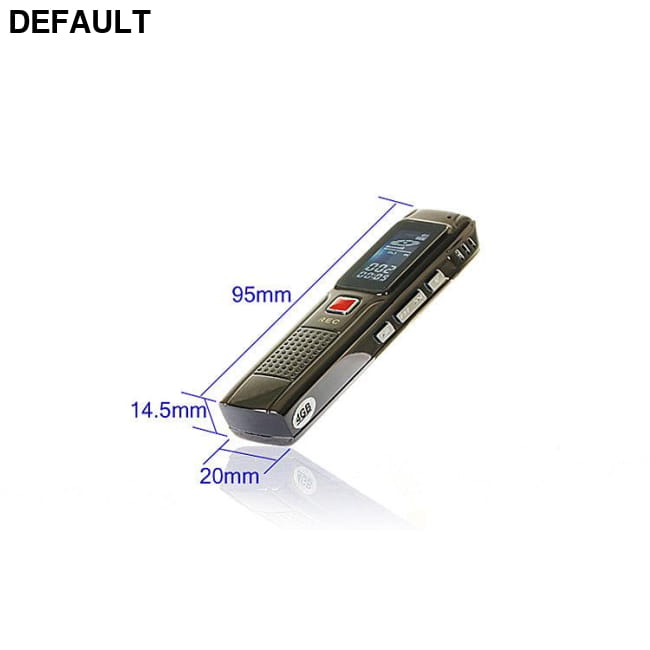 LCD WAV MP3 Player Lectures Meeting Mini Portable Recording 8GB / Black Digital Voice Recorder Recorders