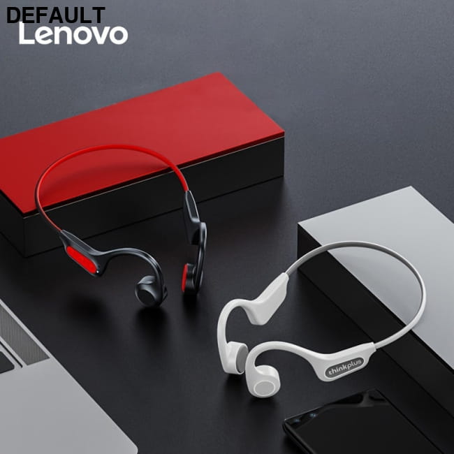Lenovo bone conduction wireless earphones White / CN Headset Mobile & Smart Phone Accessories