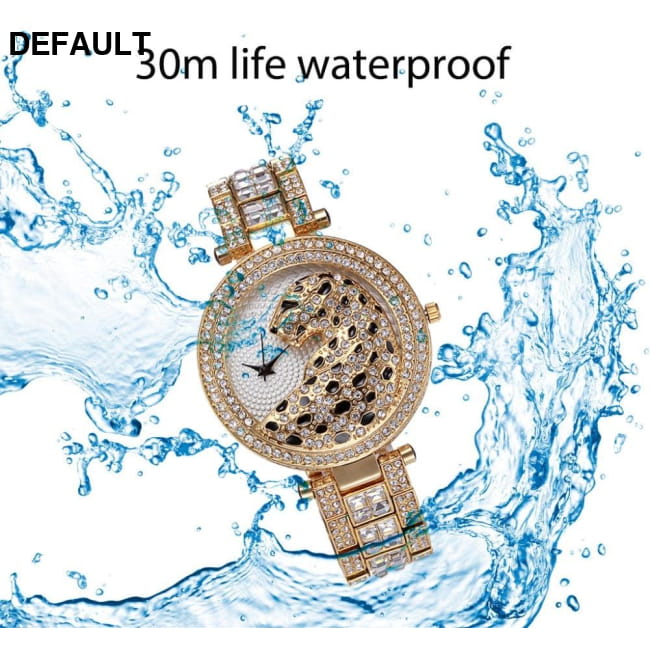 Leopard Bling Quartz Watch Women Watches