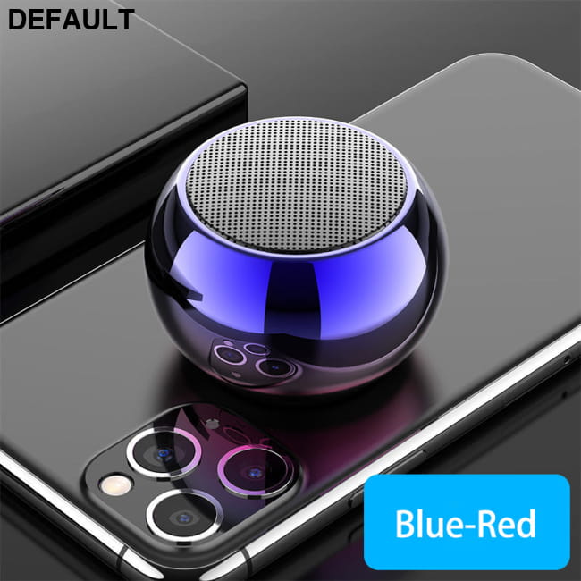 M3 Colorful Wireless Speakers 3D Mini Electroplating Round Blue Bluetooth Electronics