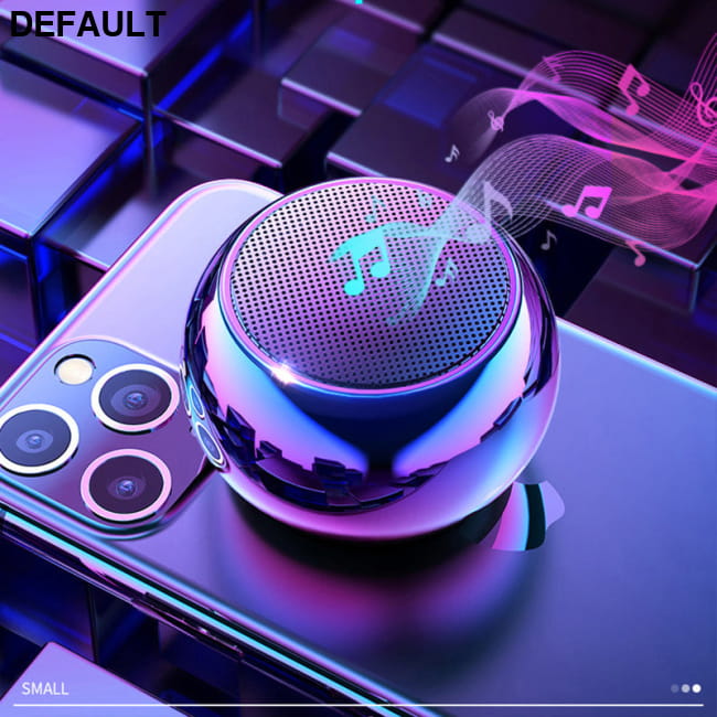 M3 Colorful Wireless Speakers 3D Mini Electroplating Round Bluetooth Electronics