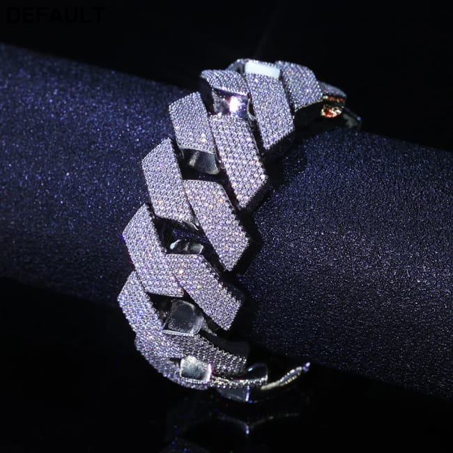 Mens Cuban Link Chain Bracelet Gold Plated Bling Miami Men Bracelets Best Selling Products