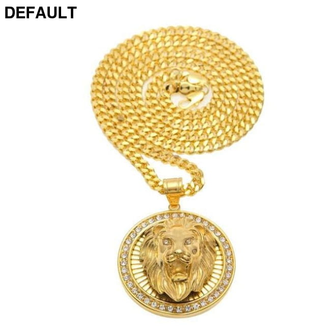 Mens Hip Hop Jewelry Iced Out Gold Color Fashion Bling Men Necklaces Sterling Silver