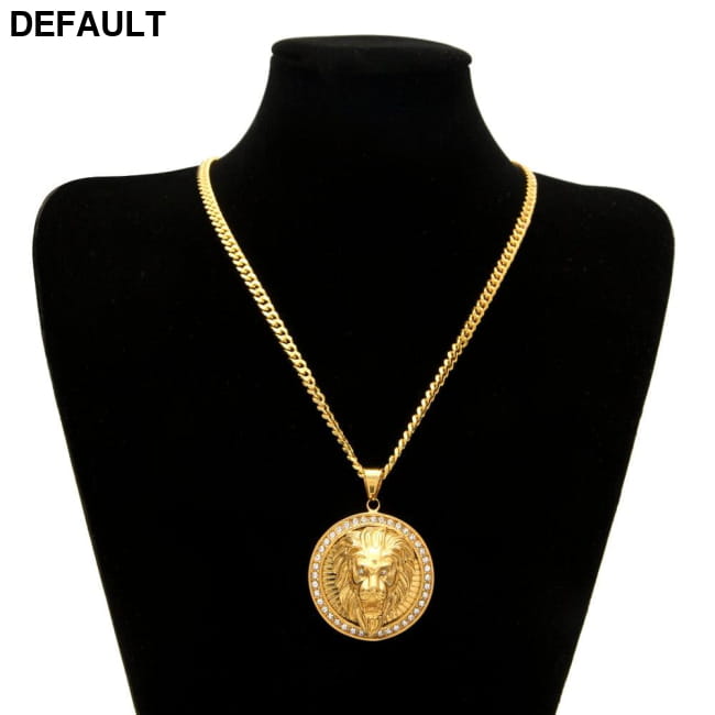 Mens Hip Hop Jewelry Iced Out Gold Color Fashion Bling Men Necklaces Sterling Silver