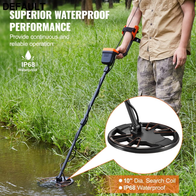 Professional Metal Detector with Waterproof Search Coil and DSP Chip Car Accessories Ground Detectors