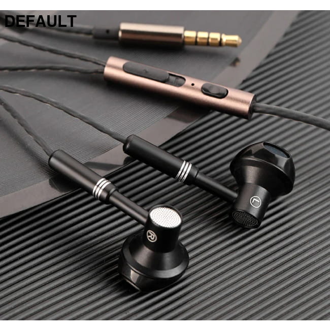 Metal Wired Earphones Sport Running Gaming Music Headphone Earbuds Headsets