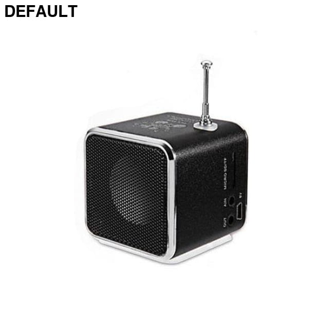 Mini TD-V26 Digital FM Radio Speaker Portable Black Radios Audio