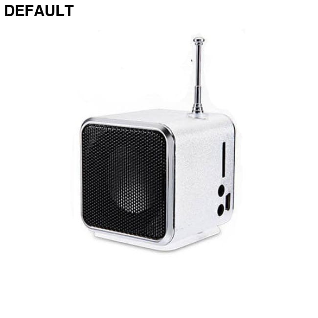 Mini TD-V26 Digital FM Radio Speaker Portable Silver Radios Audio