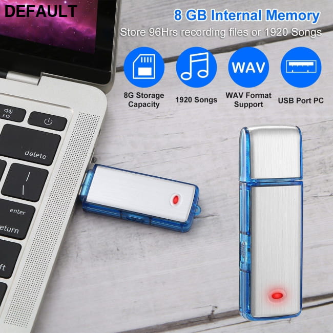 Mini Voice Recorder 8GB Digital Sound Audio Activated / CN Recorders Electronics Accessories