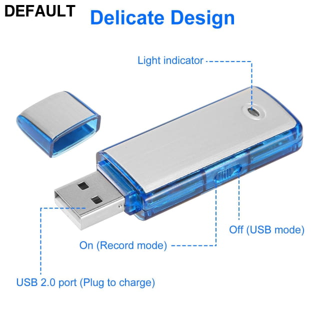 Mini Voice Recorder 8GB Digital Sound Audio Activated / CN Recorders Electronics Accessories