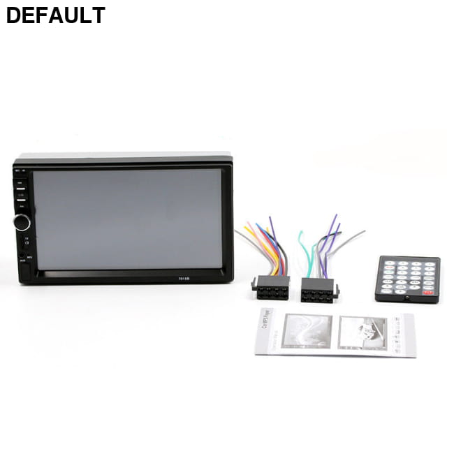 Mobile phone interconnection universal 7-inch dual spindle Black Car Audio Receiver Electronics
