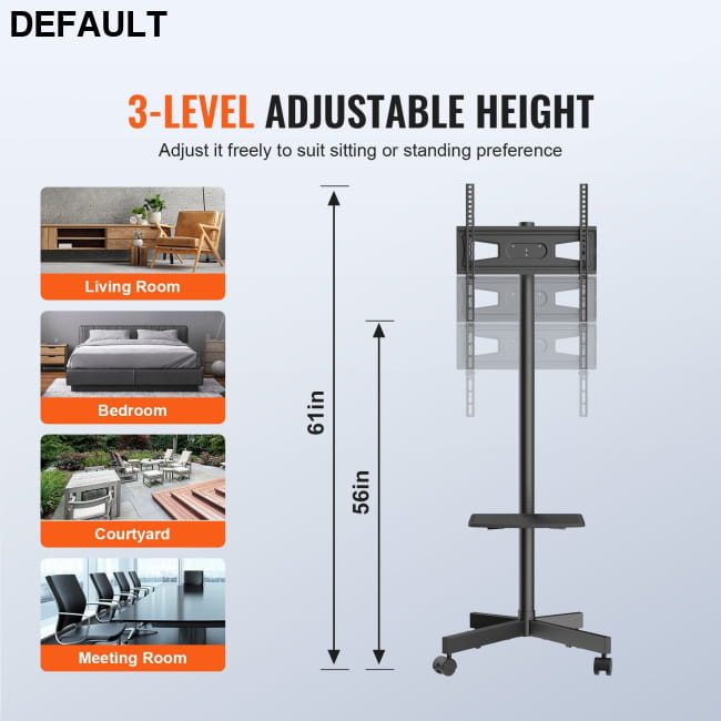 Mobile TV Stand Cart for 23 to 60 inch TVs, 23-60 / Movable Best Selling Products