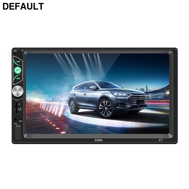 Model X7 7 Inch OLED Car Bluetooth Player Supporting RMVB AVI MP4 Black Audio Receiver Electronics Accessories