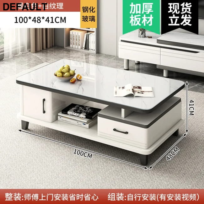 Modern LED TV Stand for Televisions Up Coffee Table Glass C Home Stands Entertainment Centers &