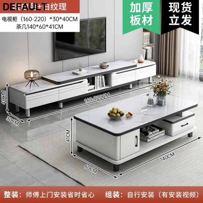 Modern LED TV Stand for Televisions Up Coffee Table Glass and E Home Stands Entertainment Centers &
