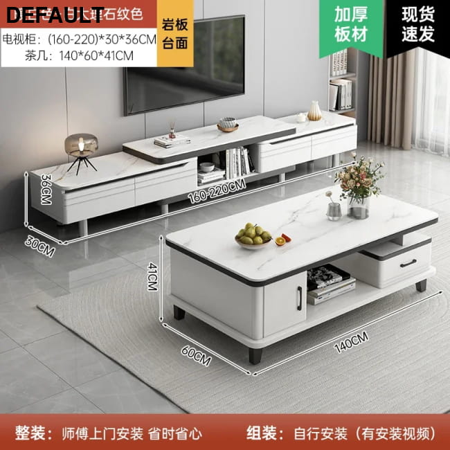 Modern LED TV Stand for Televisions Up Coffee Table Glass and I Home Stands Entertainment Centers &