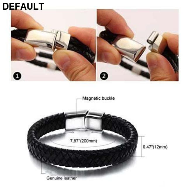 MODERNO Genuine Leather Bracelet Men Bracelets