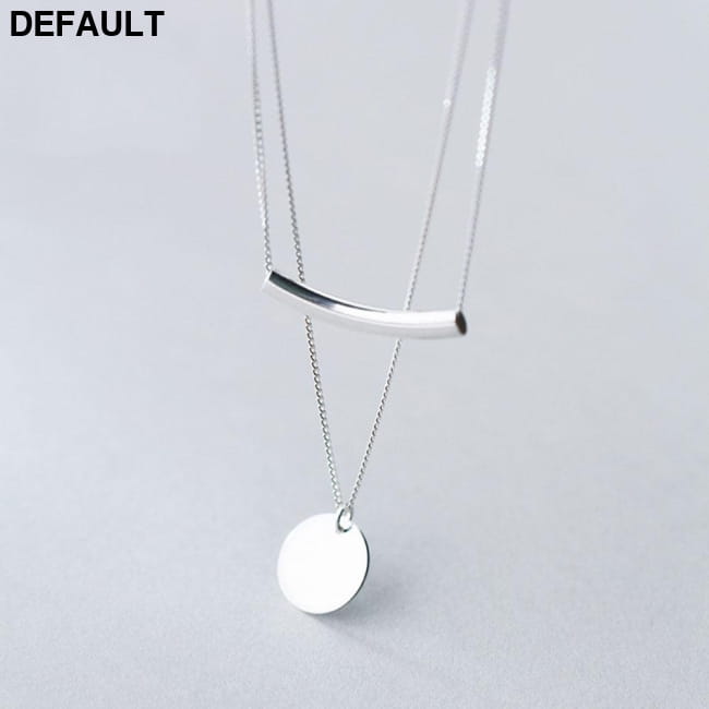 Monedas colgante 925 Plata capas collar gargantilla Kolye Sterling Silver Necklaces