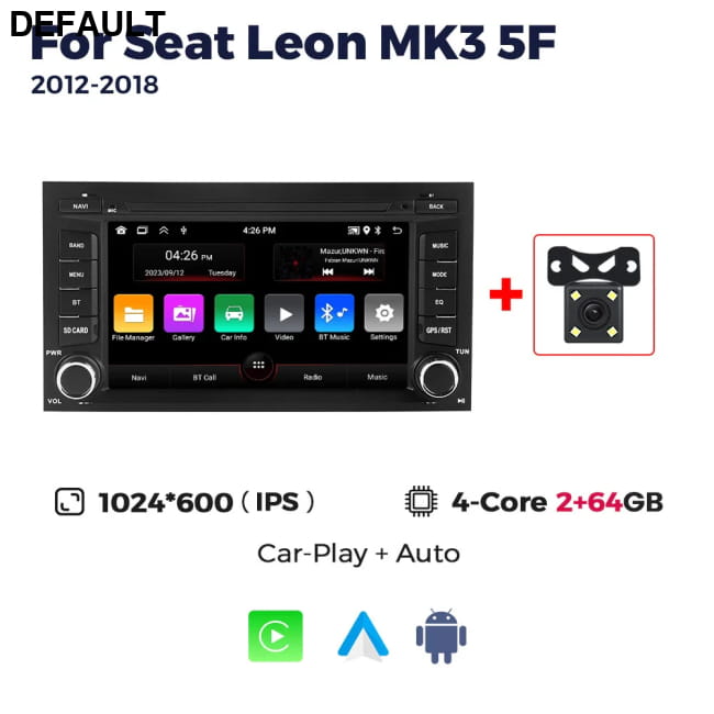 Navifly 7’’ 1Din Android 15 Car Radio Multimedia Video MN-SE02-H2-64G-A DVD GPS Players Motor Vehicle A/V & In-Dash