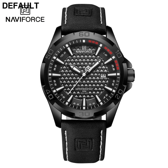 NAVIFORCE Brand Men Fashion Quartz Watches Male Leather BWB Sport