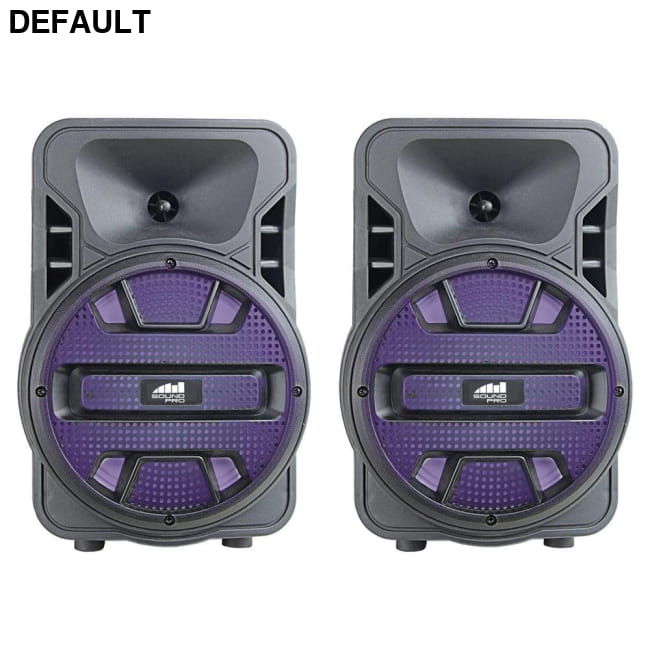 Naxa NDS-8006D Dual 8-Inch Bluetooth True Wireless Sync Party Speakers with Disco Light Portable Audio Vehicle Parts &