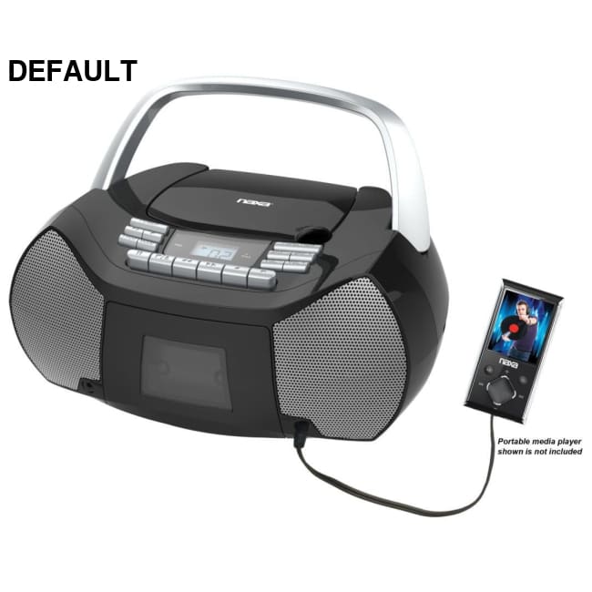 Naxa Portable CD/Cassette Boombox CD Players Boomboxes