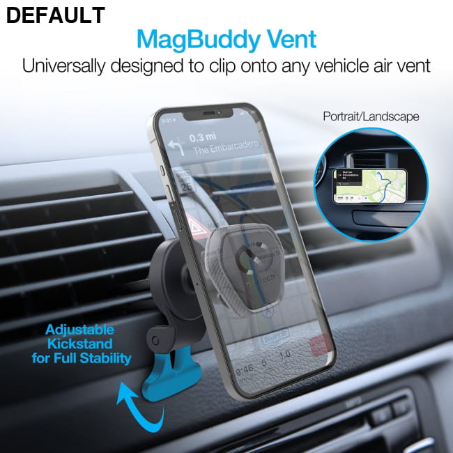 Naztech MagBuddy Elite Vent Mount black Car Accessories Electronics