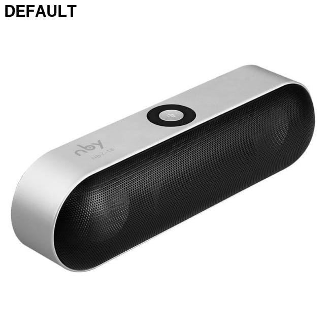 NBY-18 Pill Shape Stereo Bluetooth Speaker Wholesale Silver Mini Speakers Electronics