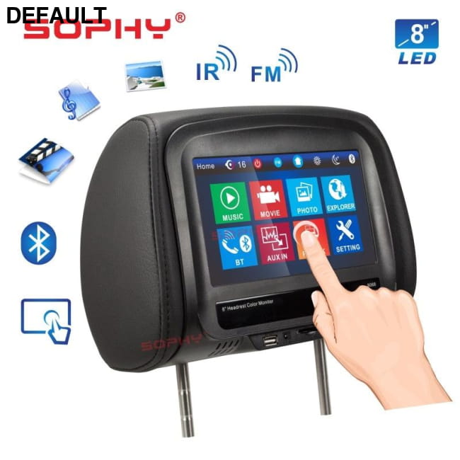 New 8 inches Touch Screen Universal Car Headrest Monitor Ceiling & Monitors Electronics