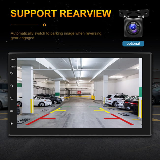 New Reversing Image Key Player Car Audio Receiver Motor Vehicle A/V Players & In-Dash Systems