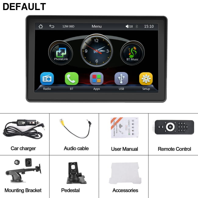 New Wireless Portable Bluetooth Player / Standard arrangement Car Audio Receiver & Video Receivers
