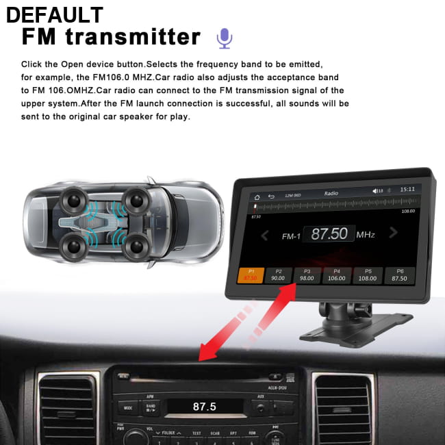 New Wireless Portable Bluetooth Player / Standard arrangement Car Audio Receiver & Video Receivers