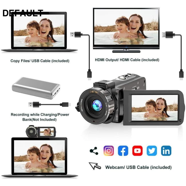 Nightmare Vision: 4K Camcorder Digital Camcorders Cameras