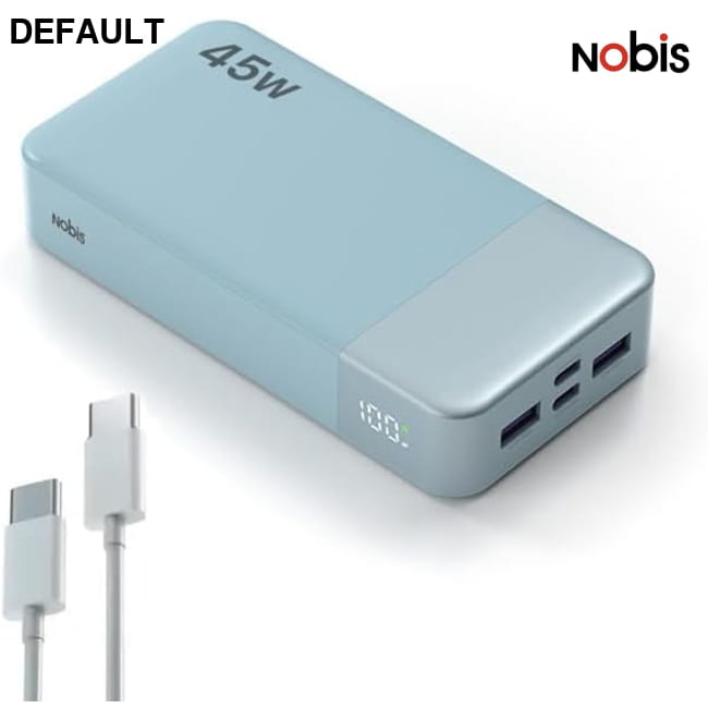 Nobis Power Bank 20000mAh High Capacity 45W PD Fast Blue Best Selling Products