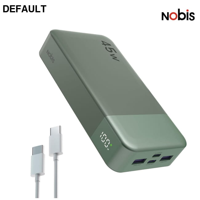 Nobis Power Bank 20000mAh High Capacity 45W PD Fast Green Best Selling Products