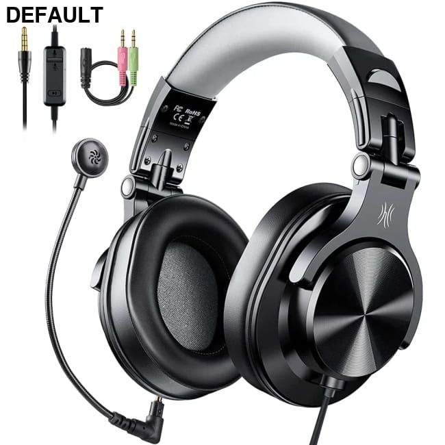 Oneodio Wired Gaming Headset Gamer 3.5mm Over-Ear Black-Gray Headphones Headsets