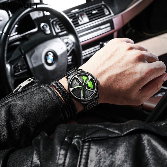 Original 3D Real Man Watches Waterproof Watch Car Rim Men Sport