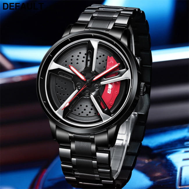Original 3D Real Man Watches Waterproof Watch Car Rim Men Sport