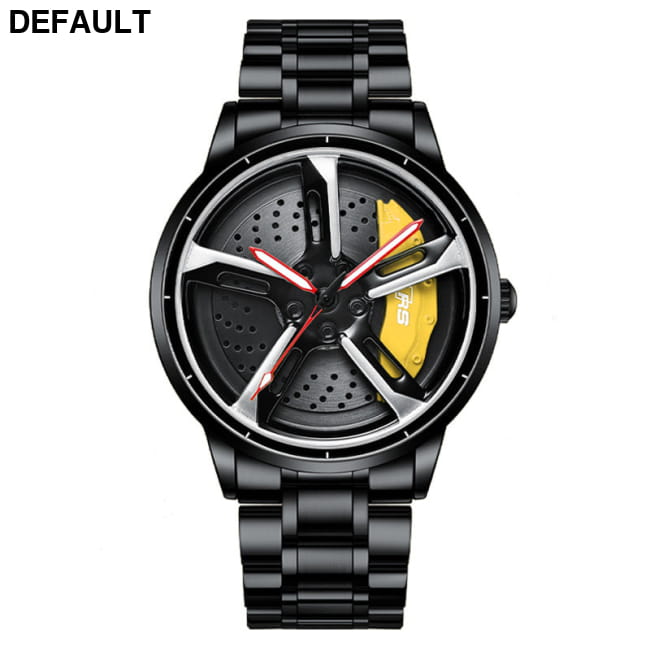 Original 3D Real Man Watches Waterproof Watch Car Rim Yellow / CN Men Sport