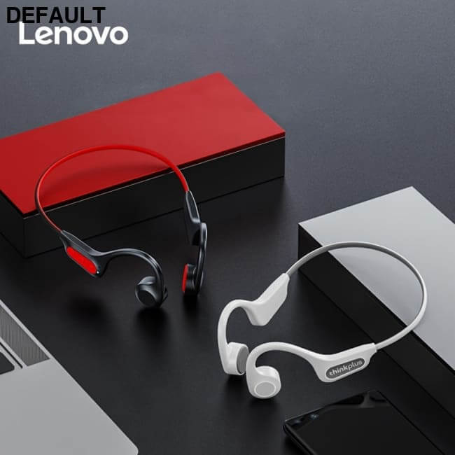 Lenovo bone conduction wireless earphones Black / CN Wireless Headset Mobile & Smart Phone Accessories