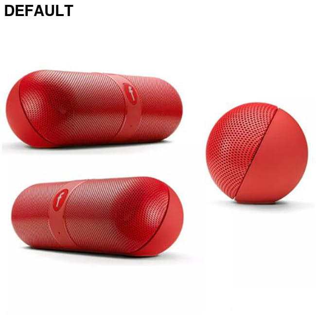 Pill Shaped Super Bass Speaker Wireless Portable Mini White Bluetooth Speakers