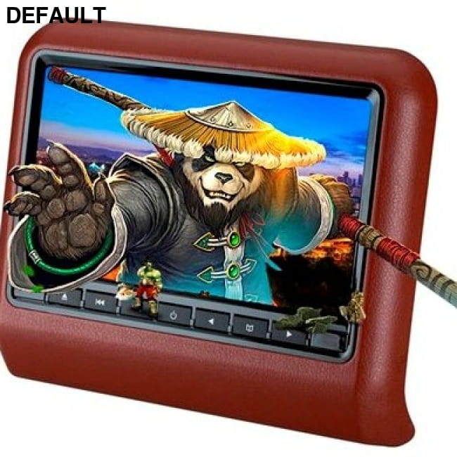 Plastic Black Leather Headrest DVD beige gray brown Car Ceiling & Monitors Motor Vehicle A/V Players In-Dash Systems